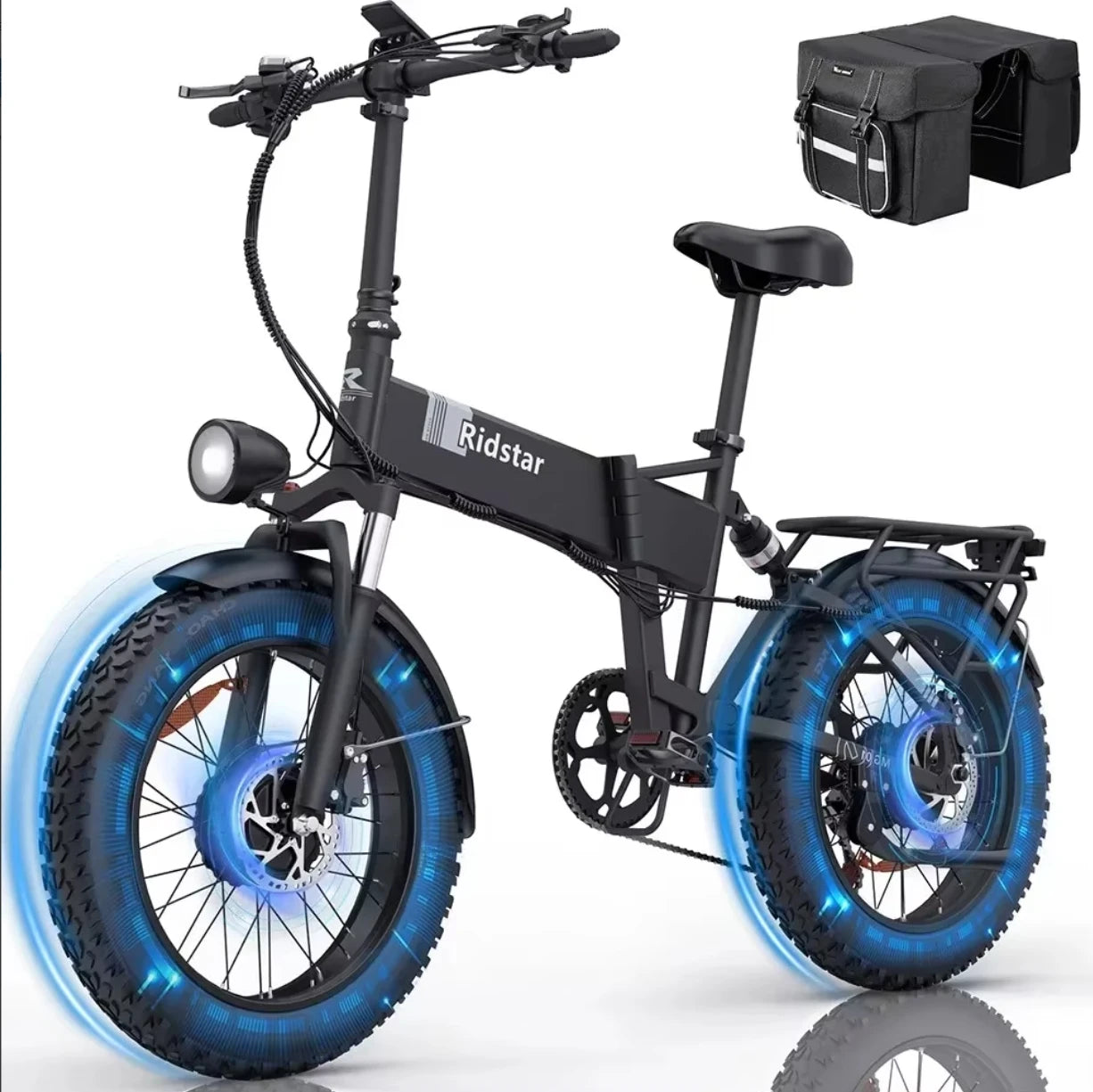 Vélo électrique pliant tout-terrain – Ridstar H20 Pro, pneus fat 20"