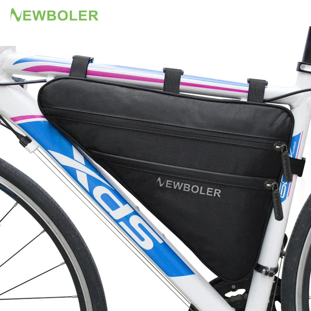 Grande sacoche triangulaire vélo NEWBOLER – Imperméable XL