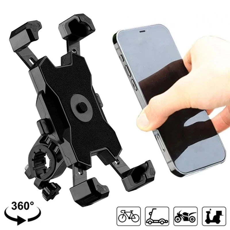 Support téléphone vélo rotatif 360° – Universel antichoc