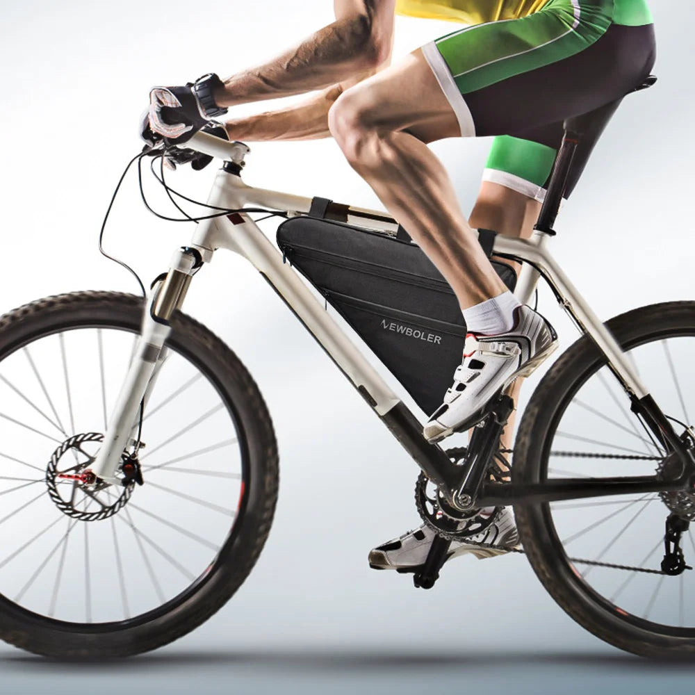 Grande sacoche triangulaire vélo NEWBOLER – Imperméable XL